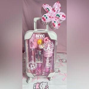 Pink Travel Makeup Set